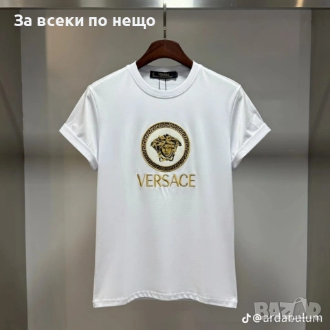 Versace Тениска👕Мъжка Блуза С Къс Ръкав - Различни Цветове Код Urban14, снимка 2 - Тениски - 53666699