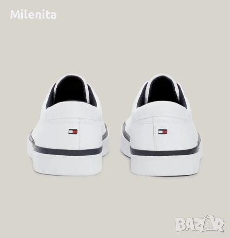 Уикенд оферта!!!Нови оригинални Tommy  Hilfiger естествена кожа н.43, снимка 3 - Спортни обувки - 51676748