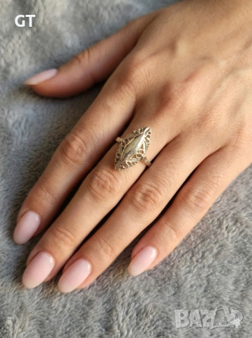 Нов сребърен 925 пръстен тегло 1.96 гр цена 15 евро, снимка 2 - Пръстени - 53562173