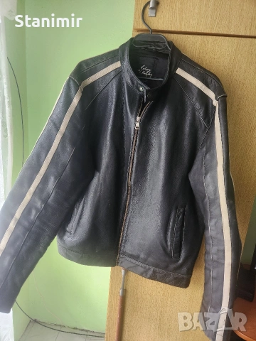 Мъжко кожено яке Телешки Бокс, снимка 6 - Якета - 53808738