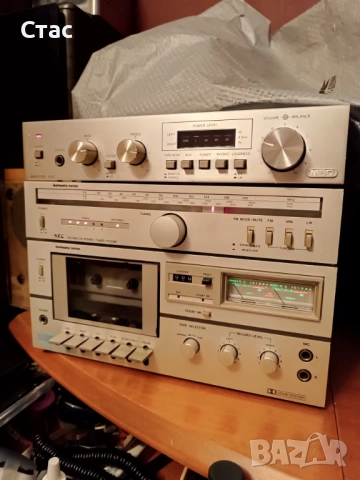  NEC мини компонентна система +колони 2х60w