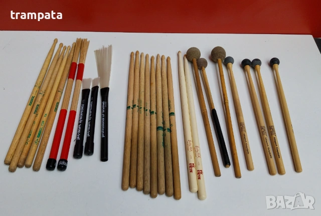 НАЙ ДОБРАТА ОФЕРТА ЛОТ Стари Маркови Американски различни палки за удърни инструменти 