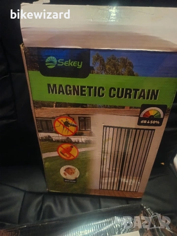 Комарник с магнитно закопчаване 130х220 размер НОВ, снимка 3 - Други стоки за дома - 53979245