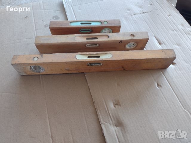 Дървени нивелири, снимка 1 - Други инструменти - 46475154