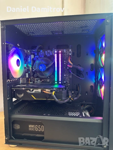 Геймърски компютър i5-7500,GTX 1650,16GB RAM,128GB SSD,500GB HDD, снимка 5 - Геймърски - 53753377