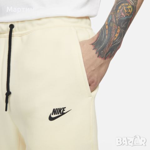 Мъжко долнище Nike Tech Fleece Coconut Milk - размер L, снимка 3 - Спортни дрехи, екипи - 45880581