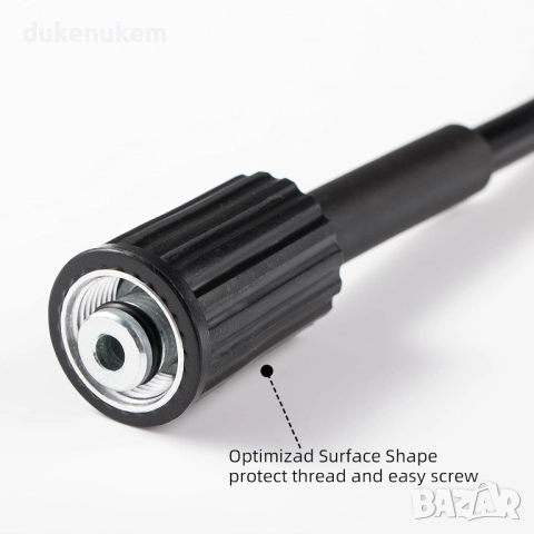 Маркуч за водоструйка Karcher K2–K7 – Click Connect + M22 резба, 15м, снимка 7 - Градински инструменти - 52623754