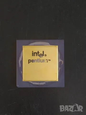 Intel Pentium A80501-60 Socket 4 Gold процесор за ретро компютър , снимка 3 - Процесори - 48435184