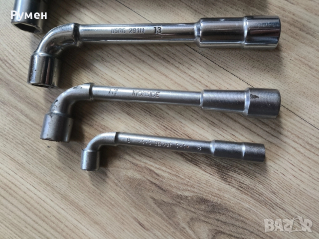 Г-образни ключове с проходен отвор за шпилка, снимка 2 - Други инструменти - 51463207