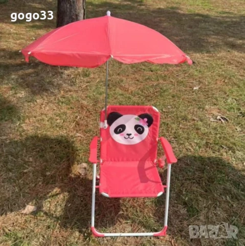 Детски сгъваем стол с чадър, снимка 2 - Други - 50911930