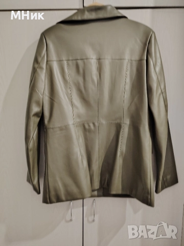 Дамско сако, еко кожа, снимка 6 - Якета - 51514133