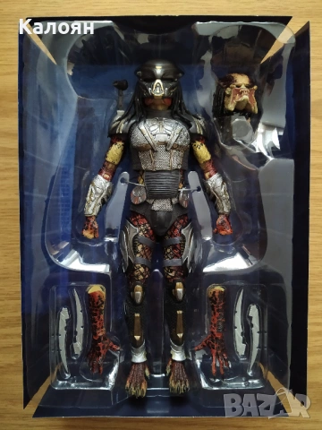 Екшън фигура NECA Fugitive Predator w/ LED Bio-mask, снимка 2 - Колекции - 54241926