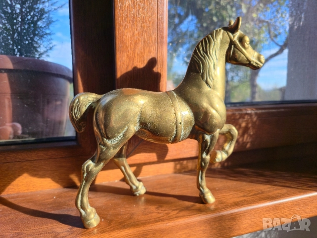 Бронзов Кон , снимка 3 - Статуетки - 51954915