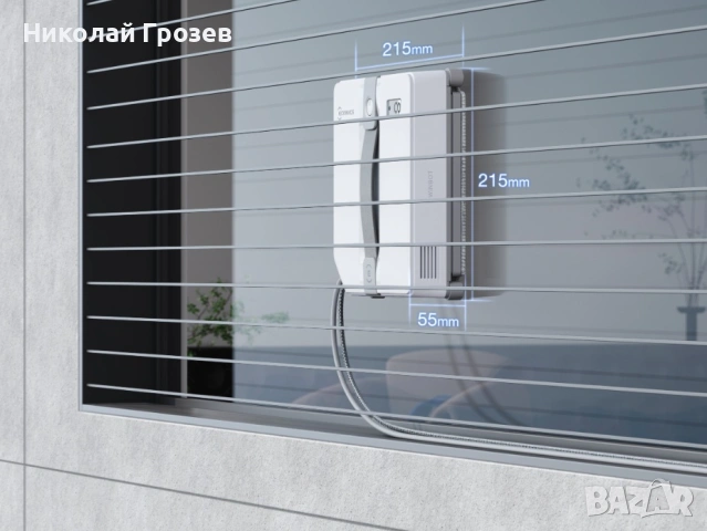 Робот за прозорци Ecovacs Winbot Mini 3 режима на почистване, снимка 6 - Прахосмукачки - 53850602