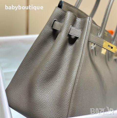 Hermes Birkin tinware gray, снимка 3 - Чанти - 45389812