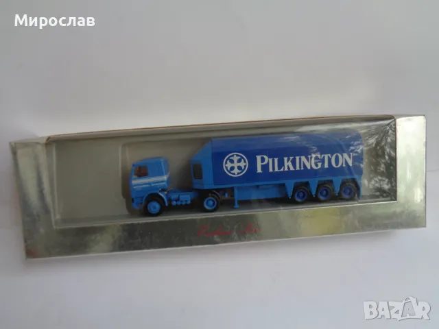 HERPA H0 1/87 SCANIA КАМИОН ТИР РЕМАРКЕ ИГРАЧКА МОДЕЛ, снимка 1 - Колекции - 47420872