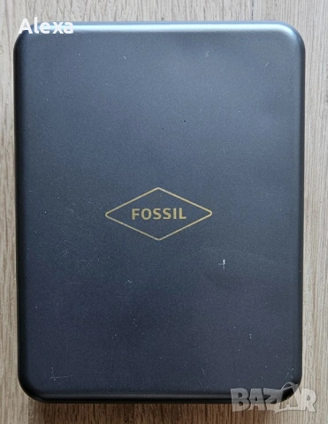 Мъжки кожен портфейл Fossil Фосил кафяв НОВ, снимка 4 - Портфейли, портмонета - 53735424