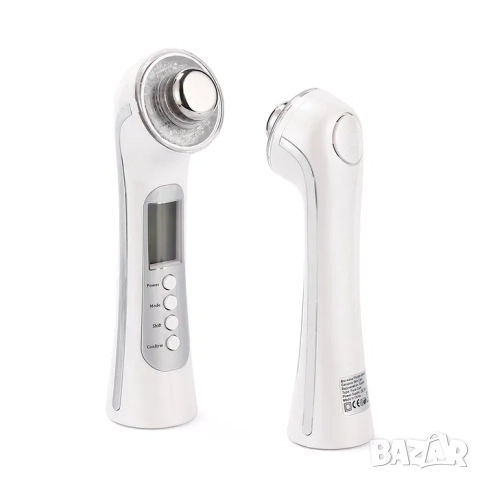 Ултразвуков апарат с фотон LED Акне бръчки подмладяване петна масаж 5 в 1, снимка 2 - Козметични уреди - 52063997