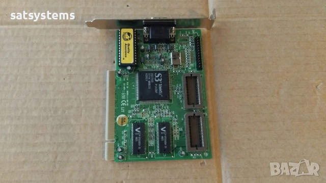 Видео карта S3 Trio 64V+ Aristo Ihfart S3-4SA 1MB PCI, снимка 6 - Видеокарти - 31938830