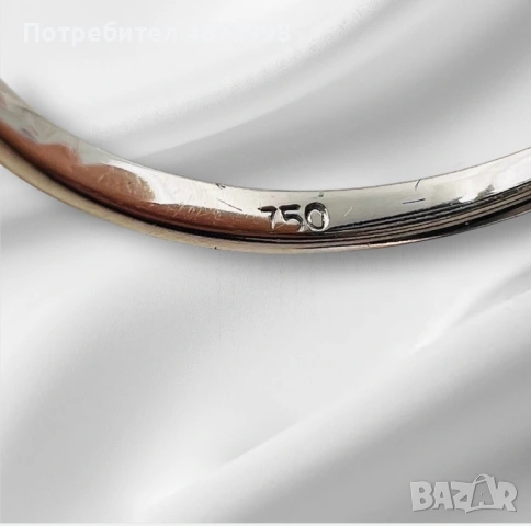 Златен годежен пръстен 18к, снимка 6 - Пръстени - 53253957