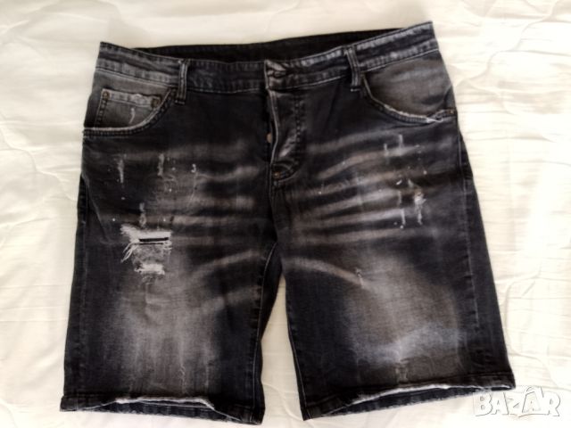 Къс дънков панталон -мъжки,DSQUARED2, снимка 1 - Къси панталони - 46417110