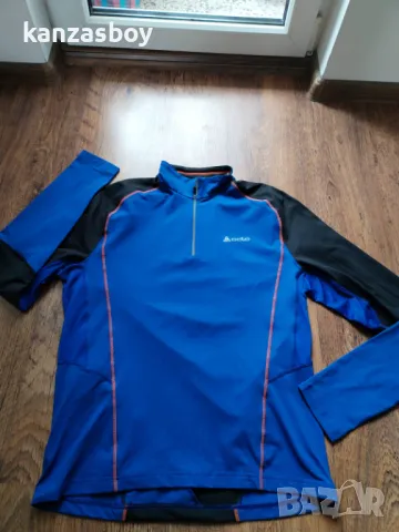Odlo Half-Zip Long-Sleeve - мъжка ръннинг блуза КАТО НОВА ХЛ, снимка 6 - Блузи - 49715221