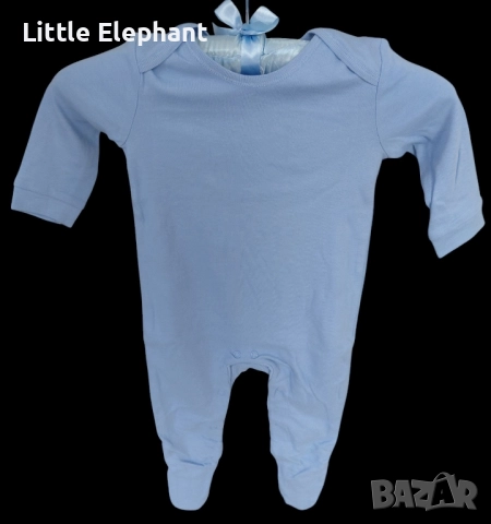 Цяла пижамка ромпъре за 6-9 мес мом,тъмно синьо,plein,Англия/нова