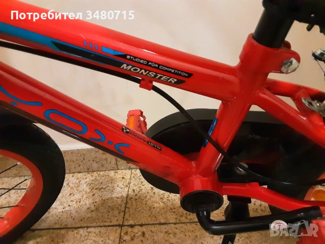 Детско колело/ велосипед ВYOX 16, като нов, снимка 4 - Велосипеди - 53769442