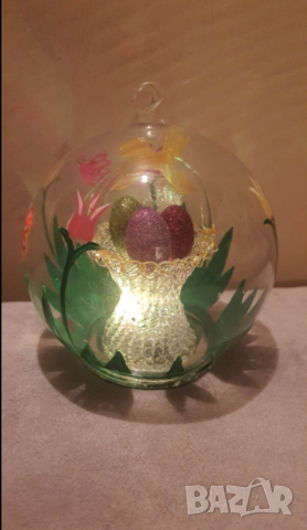 Великденска   стъклена топка/ глобус , снимка 4 - Други - 45071409