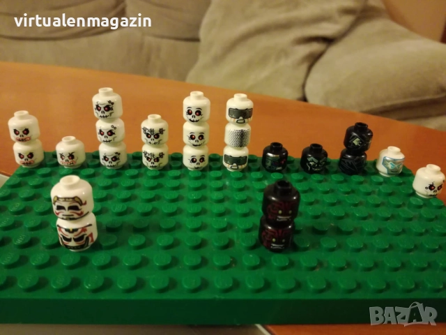 Lego - Лего аксесоари - светофари, кофи, сандък и глави на човечета от Лего Ninjago, снимка 6 - Колекции - 25941114