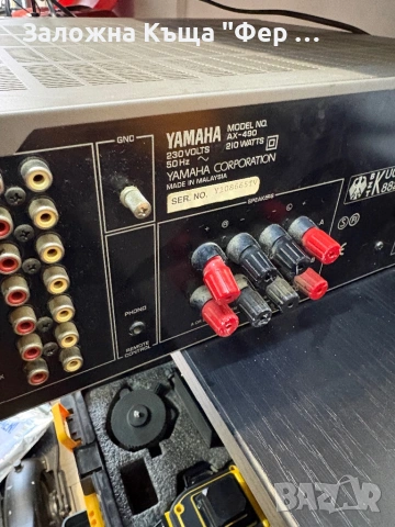 Усилвател Yamaha, снимка 4 - Ресийвъри, усилватели, смесителни пултове - 53986367