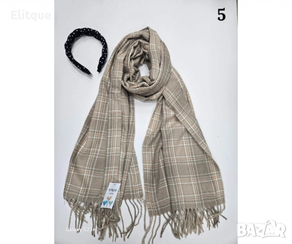 Изискан шал на каре, снимка 7 - Шалове - 52841258