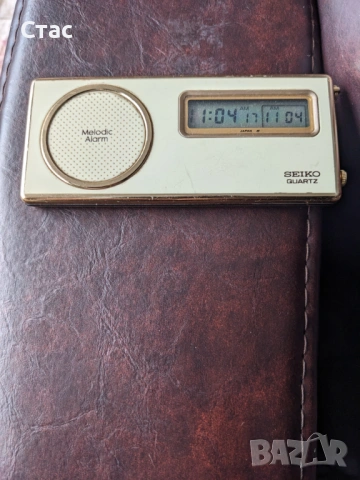 Seiko будилник с календар рядък японски