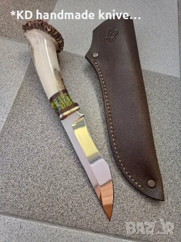 Ръчно изработен ловен нож от марка KD handmade knives ловни ножове, снимка 2 - Ножове - 47016982