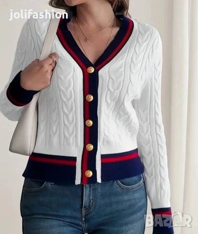 Плетени жилетки с качулка, снимка 14 - Жилетки - 29628584