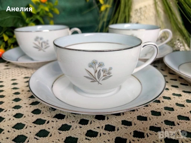 Noritake сетове фин костен порцелан от Япония , снимка 2 - Чаши - 53016304