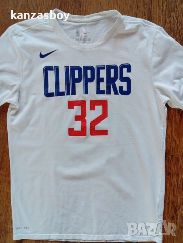 nike los angeles clippers - мъжка баскеболна тениска КАТО НОВА М, снимка 3 - Тениски - 53711538