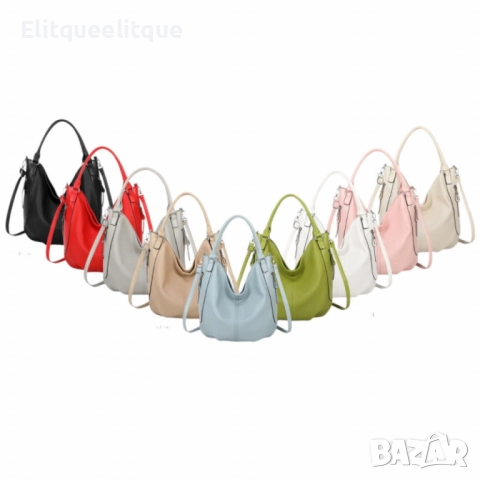 Стилна и просторна дамска чанта тип "торба", снимка 2 - Чанти - 52353500