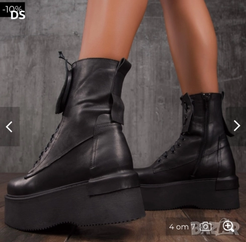 Дамски боти естествена кожа , снимка 3 - Дамски боти - 52262110