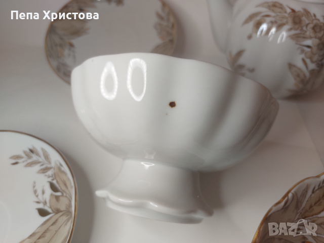 Сервиз за чай от руски порцелан, снимка 16 - Сервизи - 45031133