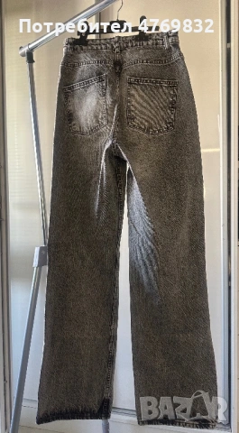 Дамски сиви дънки, снимка 2 - Дънки - 53887273