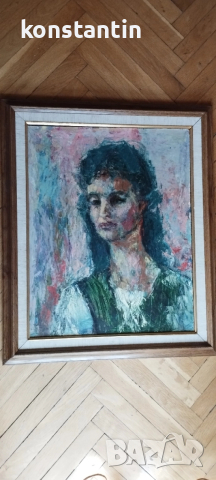 МАСЛЕНА КАРТИНА ДЕЧКО УЗУНОВ 1957