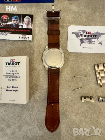Мъжки часовник Tissot T-Classic Couturier Chronograph Dual Tone, снимка 8 - Мъжки - 51309794