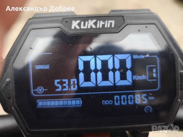 Тротинетка Kukirin G2max чисто нова на 100 км, снимка 4 - Велосипеди - 53910167