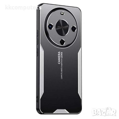 Калъф за Honor Magic8 Lite 5G, Алуминиева Сплав + TPU + PC, Брониран Дизайн, Вкл. Скрийн Протектор, , снимка 2 - Калъфи, кейсове - 53174567