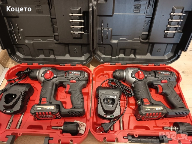 12 V Безчетков перфоратор Parkside /Парксайд Performance, снимка 6 - Винтоверти - 54281999