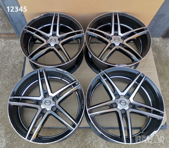 оригинален BROCK 19’’5x114,3 za mazda/мазда-№231, снимка 9 - Гуми и джанти - 51272095