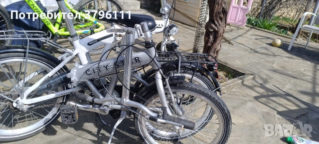 Аломиниев сгъваем велосипед, снимка 3 - Велосипеди - 53840064