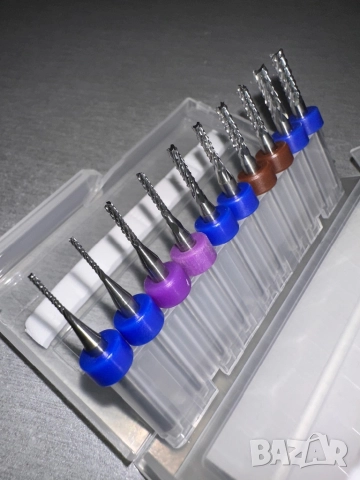 10бр фрези за CNC, PCB, SMT машини, снимка 3 - Други инструменти - 52252079