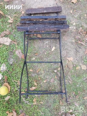 Кован сгъваем стол, снимка 3 - Антикварни и старинни предмети - 51824263